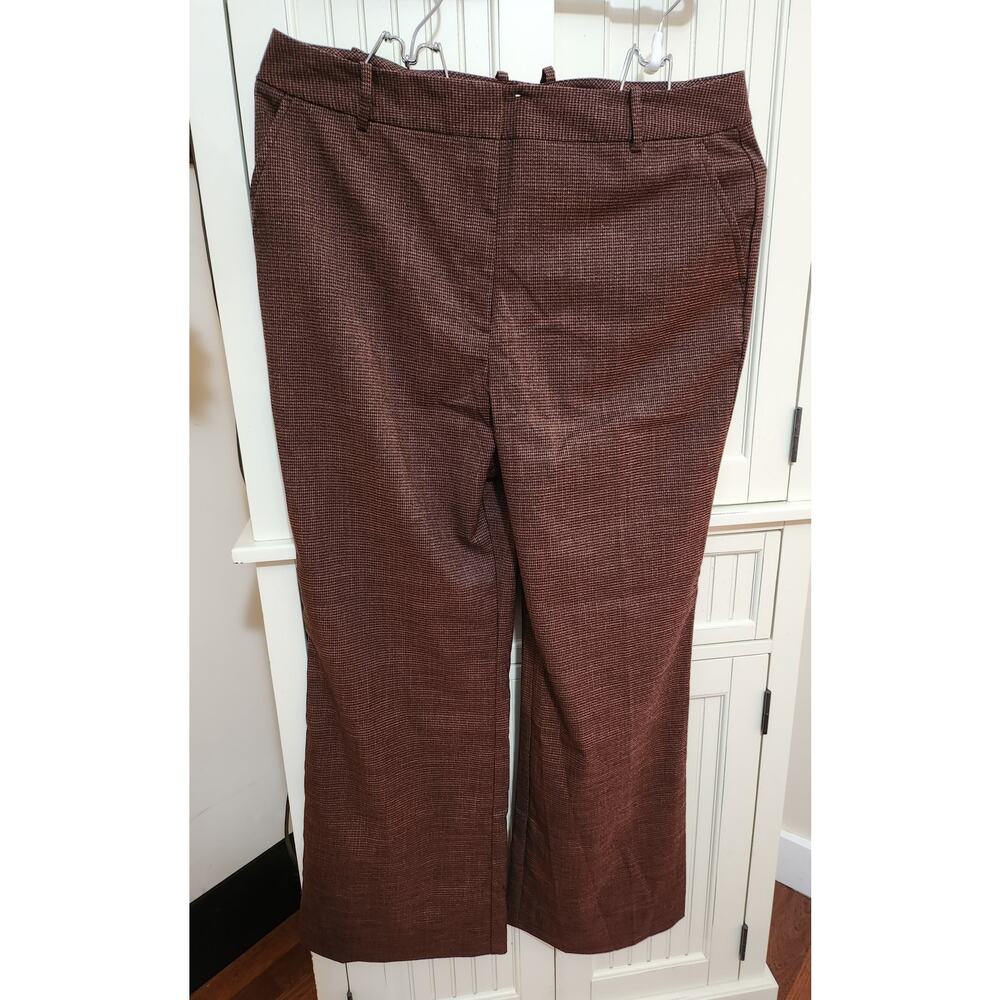 Worthington, houndstooth plaid dress pants, size 16